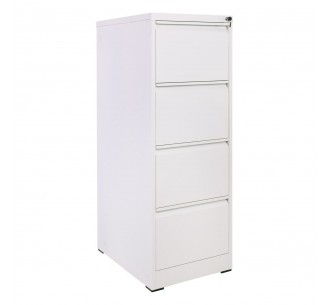 4 DRAWER Cabinet H.133 White