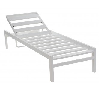 Kelsi aluminium sunlounger 2