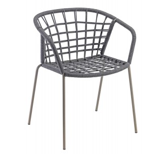 Sanela B metal armchair