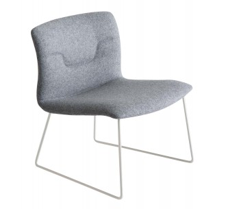Slot L S uph metal chair
