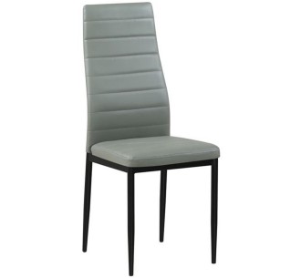 JETTA Chair Grey Pvc (Black...