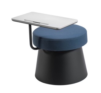 Salt 56 pouf with rotating...