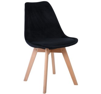 MARTIN Chair Velure Black /...