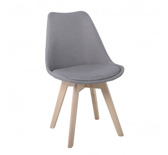MARTIN Chair Fabric Grey...