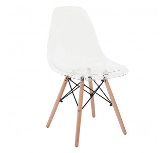 ART Wood Chair Pc Clear