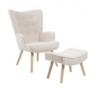 ALMA Set Armchair & Stool /...