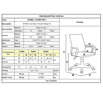 BF3301 Low Back Armchair... 2
