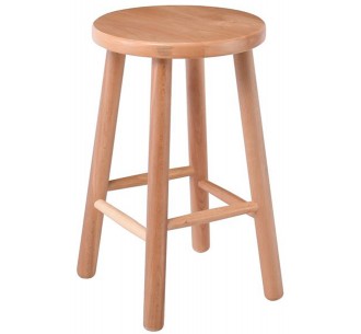 Beech Stool H50cm Round...