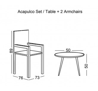 ACAPULCO Set (3-pcs) Black... 2