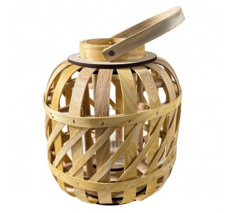 LANTERN ROUND Wooden chips...