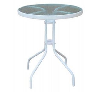 BALENO Table Φ60cm Metal White