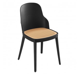MELINA Chair PP Black / Beige