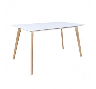 MARTIN Table 140x80cm White