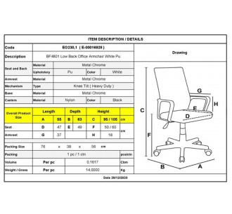 BF4801 Low Back Armchair... 2