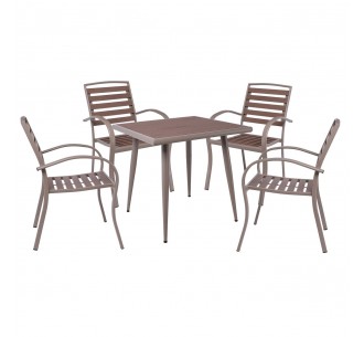 SERRANO Set / Table 80x80cm...