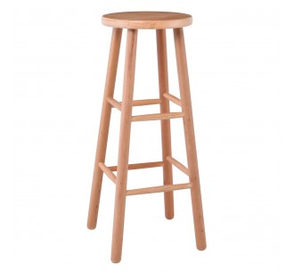 Beech Bar Stool H77cm Round...