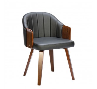 ENZO Armchair / Walnut - PU...