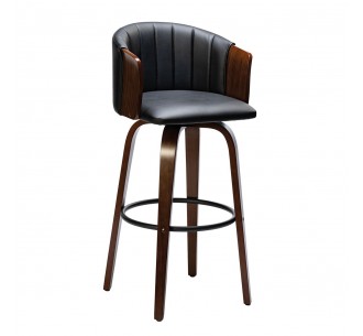 ENZO Bar Stool / Walnut -...