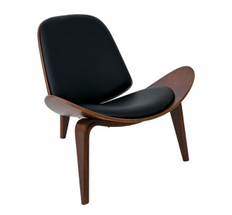 TAYLOR Armchair Walnut/Pu...