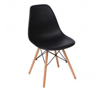 ART Wood Chair PP Black