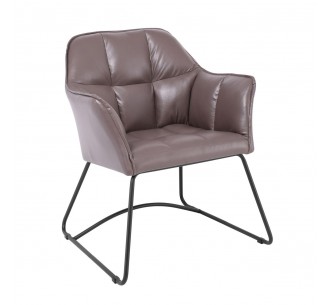 POLLY Armchair Metal Black...