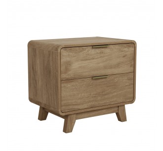 OVAL NIGHTSTAND 2DRAWERS...