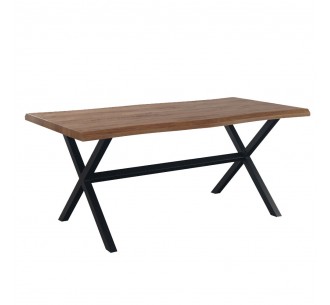 BRICK TABLE WALNUT BLACK...