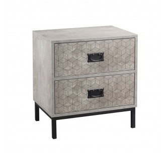 RUBIK NIGHTSTAND 2DRAWERS...