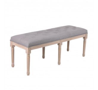 LYON ΣΚΑΜΠΩ ΓΚΡΙ 122x41xH46cm
