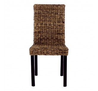 BALI CHAIR ABACA WALNUT BLACK 2