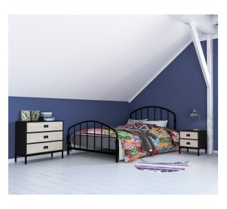 FACTORY NIGHTSTAND 2DRAWERS... 2