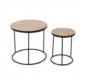 PARKE COFFEE TABLE SET 2PCS...