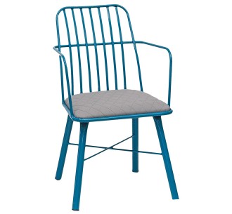 Intro metal armchair