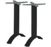 BG2J Black aluminium table base