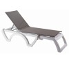 Jamaica beach Polypropylene Sunbed White-T21