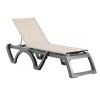 Jamaica beach Polypropylene Sunbed Anthracite-T42