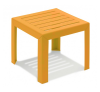 Miami Polypropylene Side table Mustard