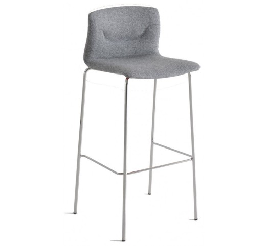 Slot 78/68 Upholstered μεταλλικό σκαμπό bar της Gaber | Avant Garde