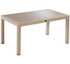 Defence 150 Cappuccino Table with glass