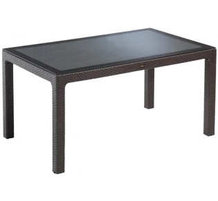 Defence150 table with glass by Novussi | Avant Garde