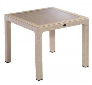 Defence 90 table with glass by Novussi | Avant Garde