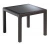 Defence 90 Brown Table with glass