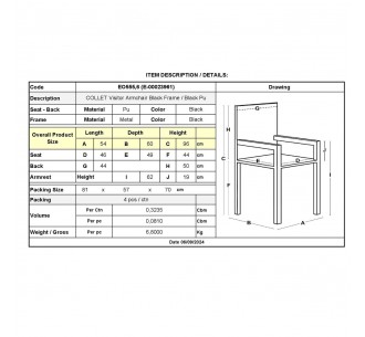 COLLET Visitor Armchair /... 2