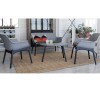Luxor lounge set resin Grey Anthracite