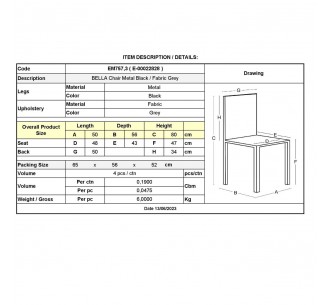BELLA Chair Metal... 2