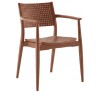 Seginus Terracotta Polypropylene Armchair 
