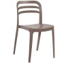 Aspen Desert brown Polypropylene Chair