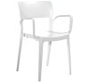 Panora White Polypropylene Armchair