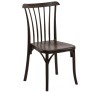 Gozo-Wenge stackable chair Polypropylene