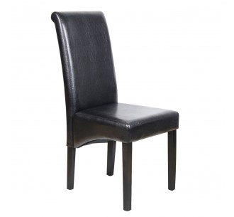 MALEVA-Η Chair Pu Brown/Wenge